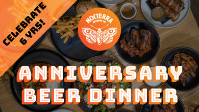 Six Year Anniversary Beer Dinner at the Audubon!