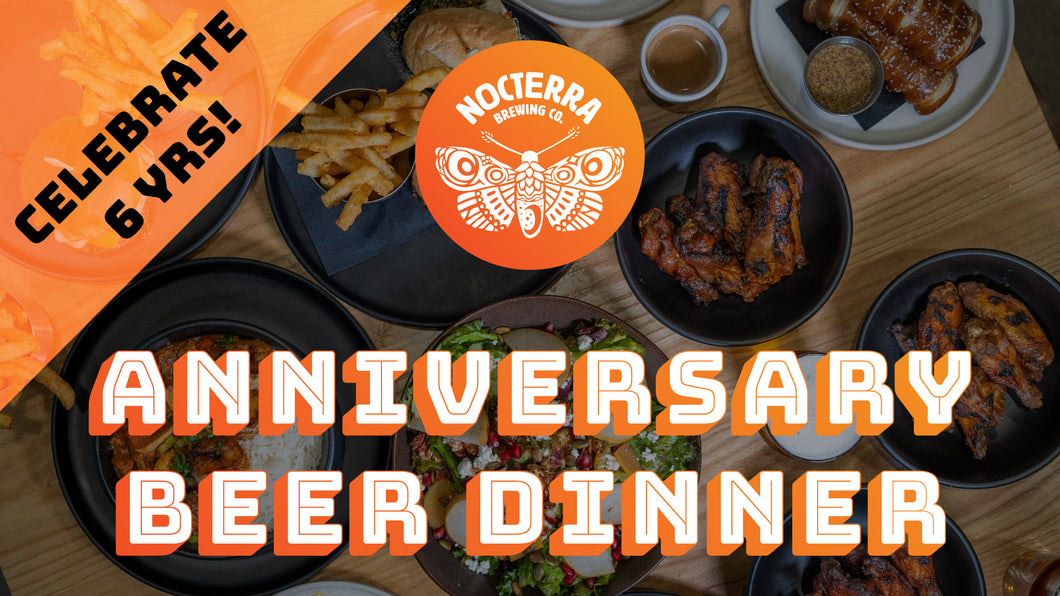 Six Year Anniversary Beer Dinner at the Audubon!